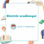 Rentrée académique 2025-2026